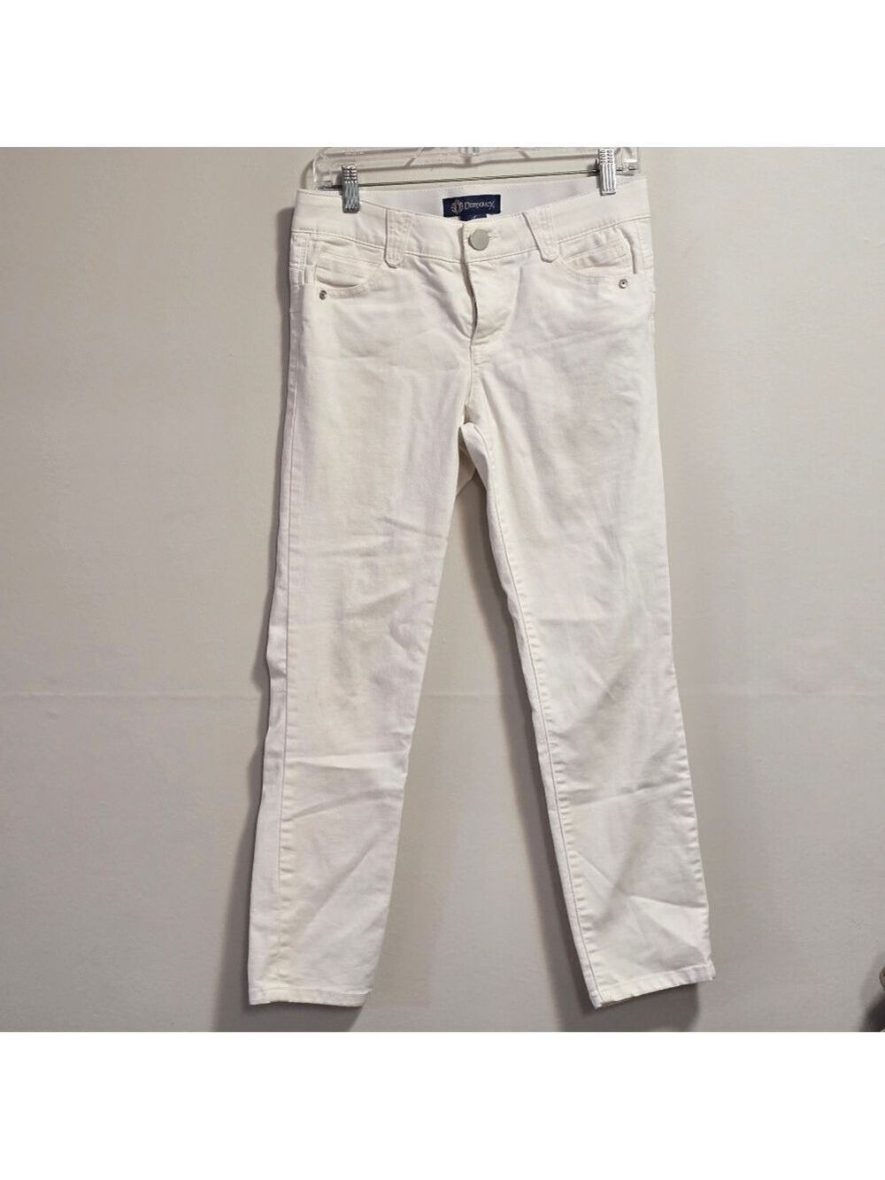 Democracy Women's White Ankle Jeans